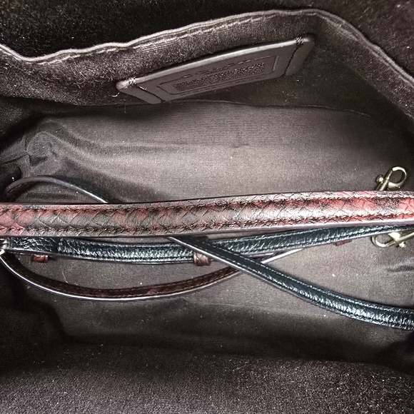 Coach Mini Emma Satchel with Python Accents - Picture 4 of 5